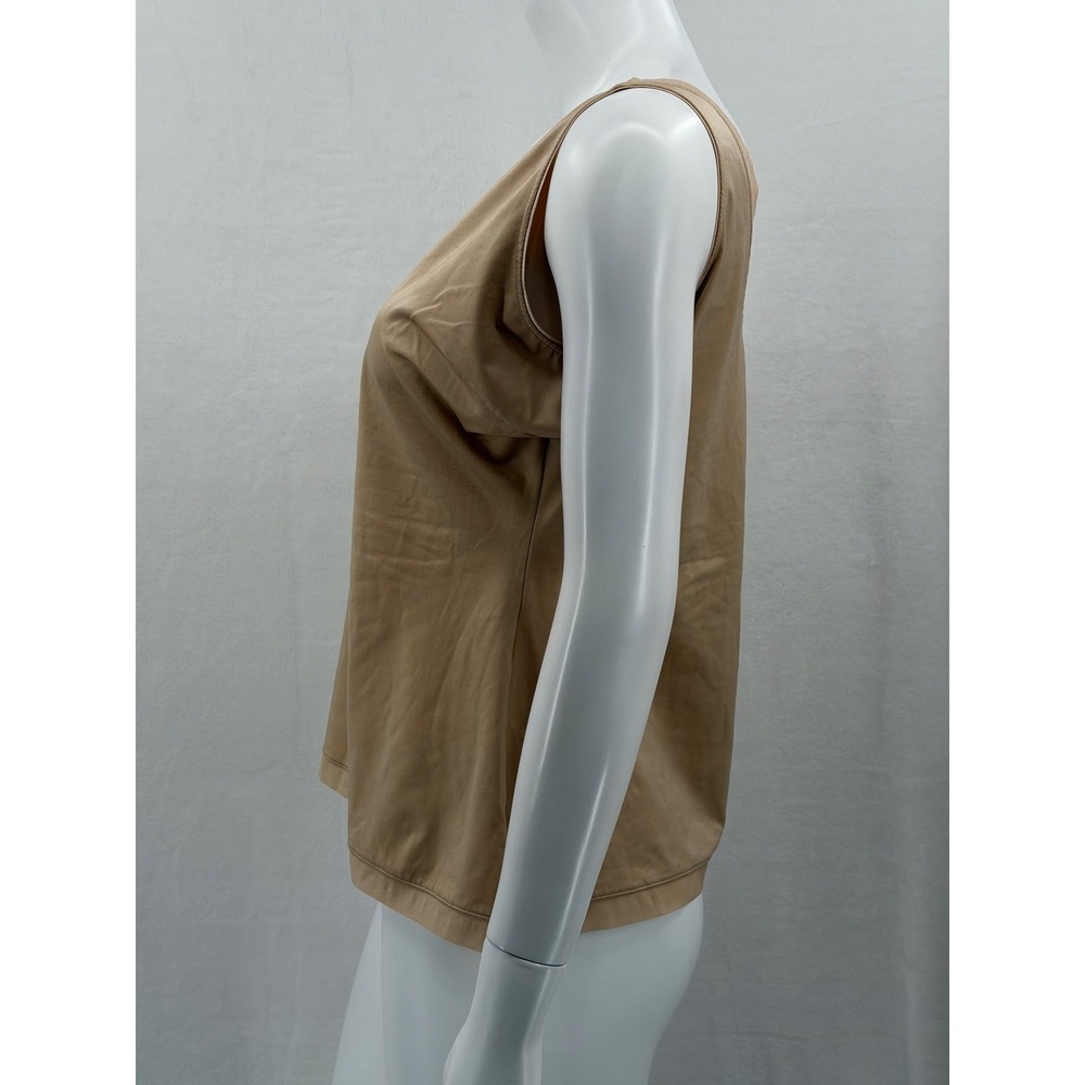 Spanx Top Womens 2X Tan Sleeveless Simplicity Tank V-Neck Stretch Slim Shapewear - Picture 4 of 10